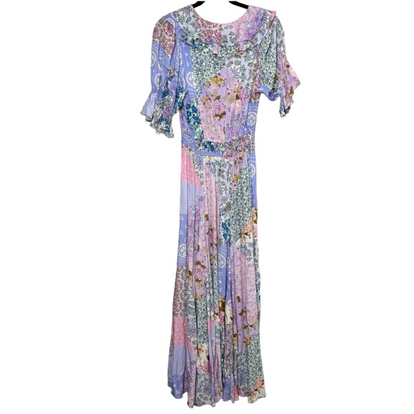 Spell & The Gypsy Collective Cha Cha Gown in Jacaranda Maxi Dress - Picture 7 of 9